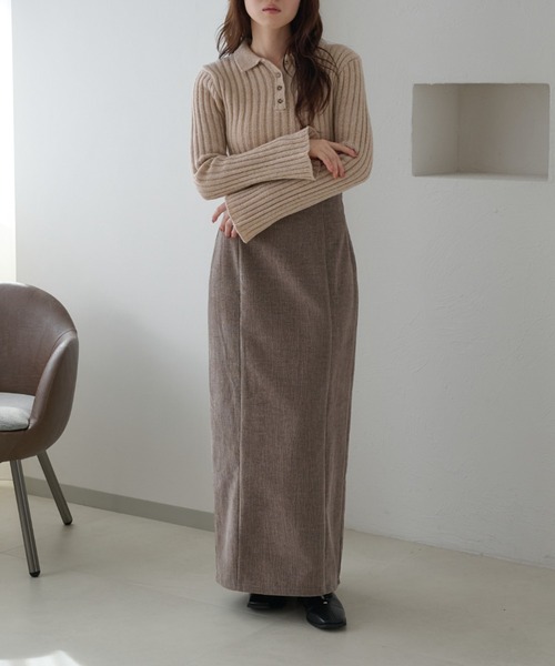 raffime（ラフィミー） スカート 「セットアップ可能」ベロアナロー