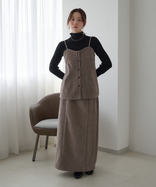 raffime（ラフィミー） スカート 「セットアップ可能」ベロアナロー