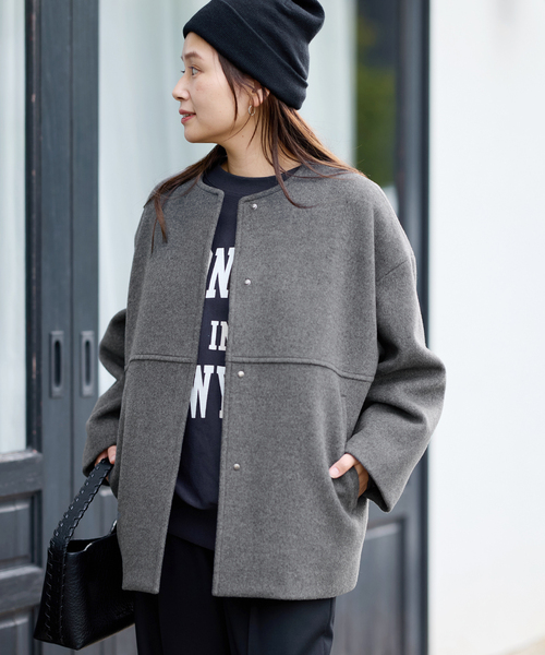 JOURNAL STANDARD（ジャーナルスタンダード） ノーカラーコート コート