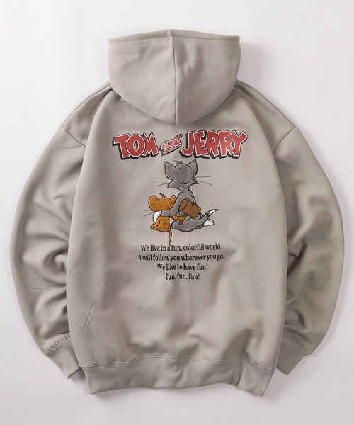 パーカー 「71」「TOM＆JERRY/トムとジェリー」リップルダンボール