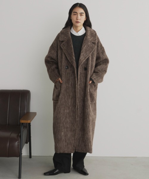 「Libra Cue」 長袖ニット FREE チャコールグレー レディース_画像9