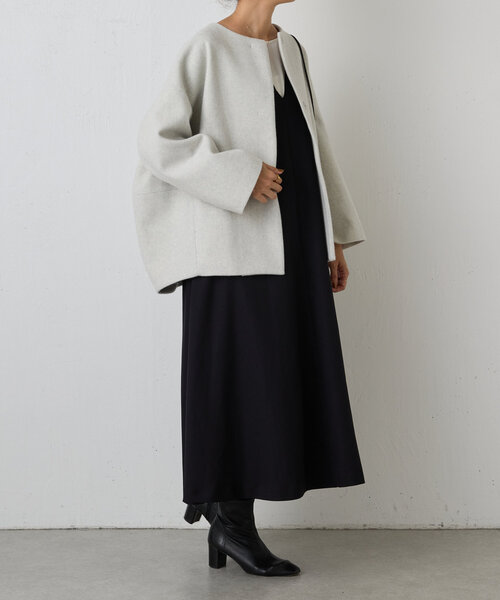 BEARDSLEY（ビアズリー） ニットコート 0 ライトグレー レディース