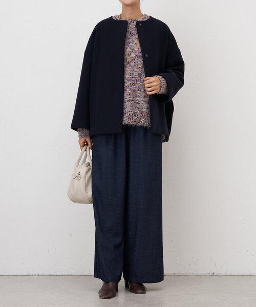 BEARDSLEY（ビアズリー） ニットコート 0 ライトグレー レディース