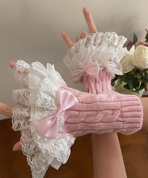 CALIFORNIA OUTFITTERS アームカバー 12A1-TJ レースフリル リボン