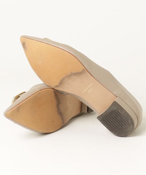 「MAMIAN」 パンプス 24.0cm グレイッシュベージュ レディース_画像3