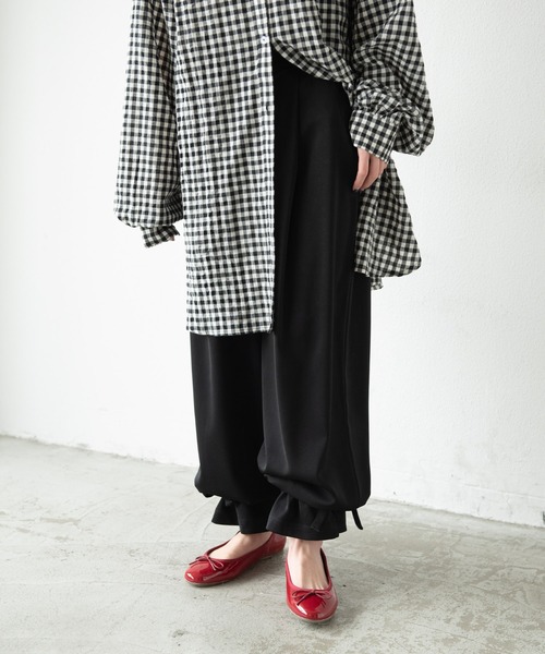 「MERLOT」 パンツ FREE ブラック レディース_画像5