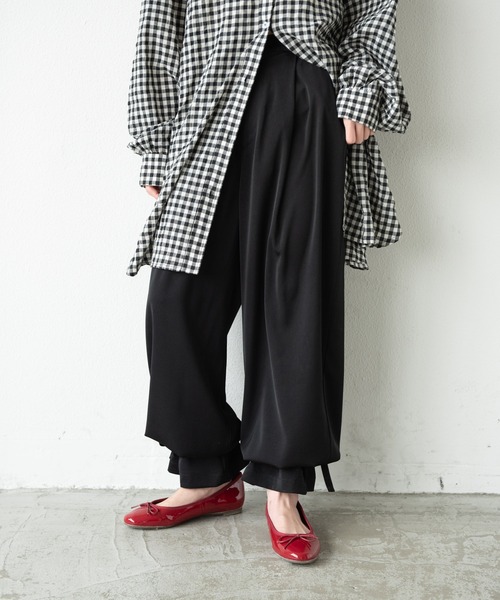 「MERLOT」 パンツ FREE ブラック レディース_画像7