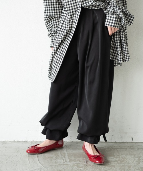 「MERLOT」 パンツ FREE ブラック レディース_画像8