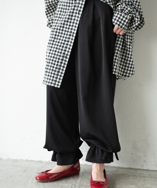 「MERLOT」 パンツ FREE ブラック レディース_画像9