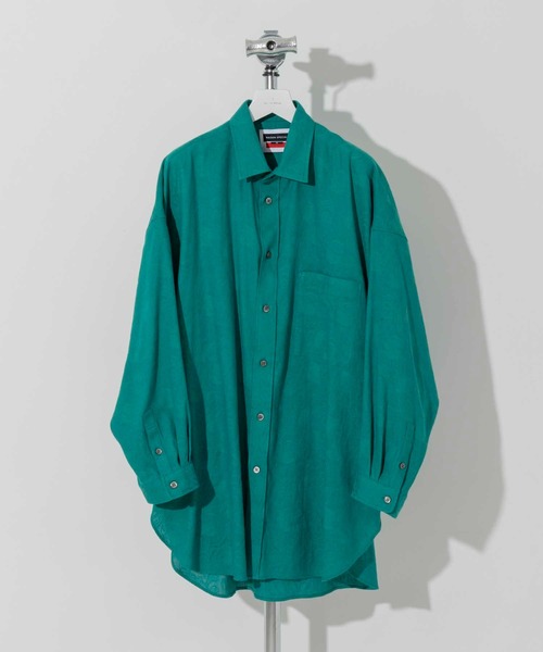 「MAISON SPECIAL」 長袖シャツ 2 ブルー メンズ_画像9