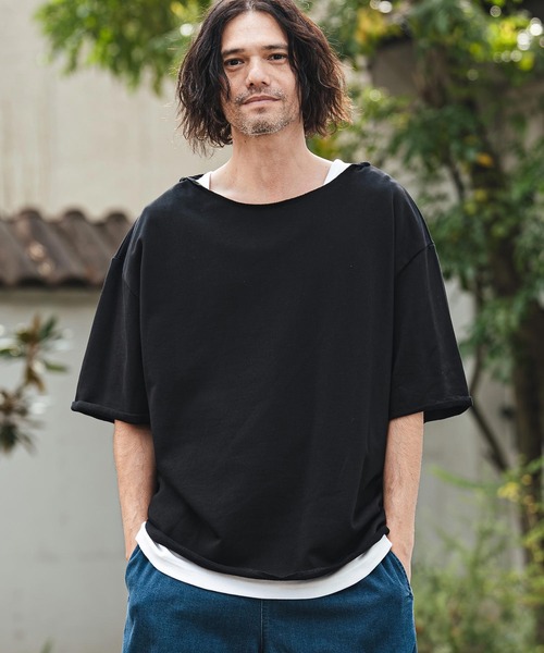 CAMBIO（カンビオ） トレーナー スウェット msw1826- ボートネック