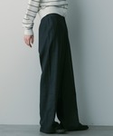パンツ ウールブレンド イージーパンツ レディースの詳細画像5