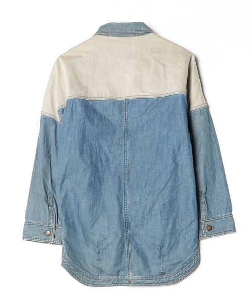 STUSSY（ステューシー） デニムジャケット M ブルー レディース