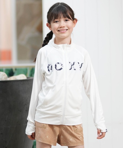 ROXY（ロキシー） ラッシュガード キッズ SPLASHY STAND ジップ
