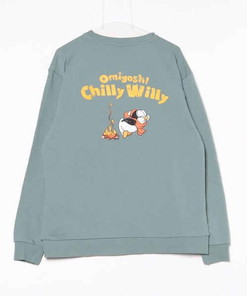 「WESTSEA」 「chilly willy」スウェットカットソー X-LARGE グリーン系その他 レディース_画像2