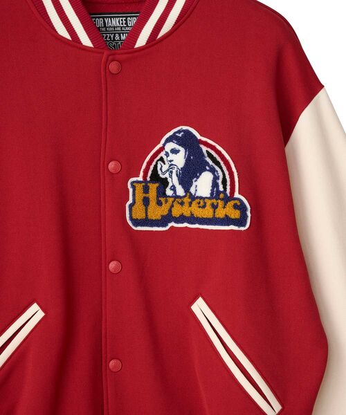 HYSTERIC GLAMOUR（ヒステリックグラマー） スタジャン SMOKING GIRL