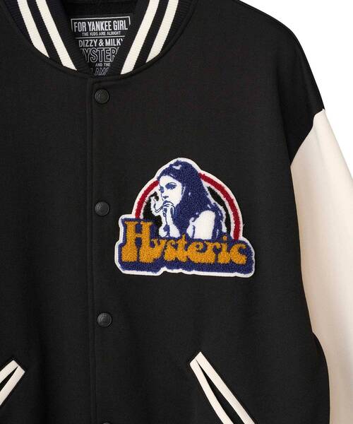 HYSTERIC GLAMOUR（ヒステリックグラマー） スタジャン SMOKING GIRL