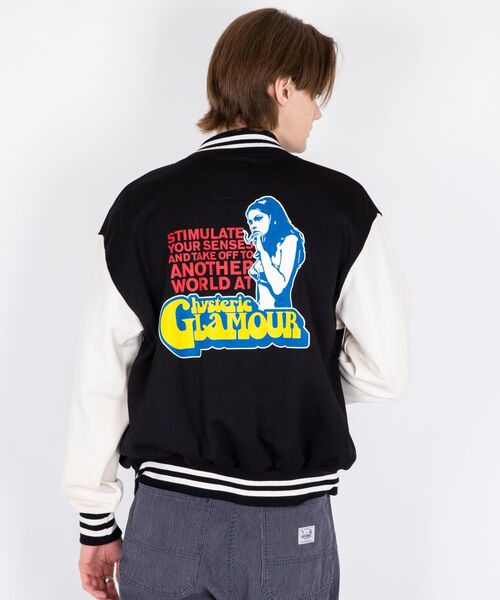 ヒステリックグラマー　ナイロンジャケット　ヒスガールロゴワッペン HYSTERIC GLAMOUR ヒステリックグラマー ジップアップ ナイロン