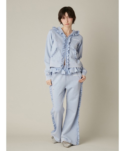 FURFUR(ファーファー) パンツ フリルスウェットパンツ レディース FURFUR(ファーファー) パンツ フリルスウェットパンツ レディース