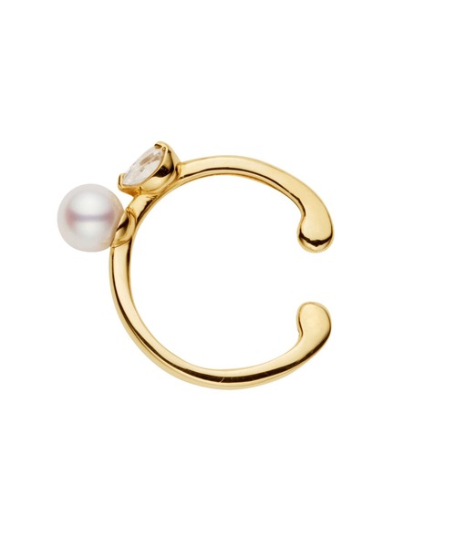 「VENDOME AOYAMA」 イヤーカフ ONE SIZE イエローゴールド レディース_画像3