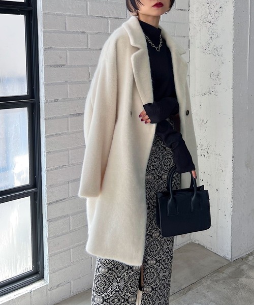 「PAGEBOY」 チェスターコート FREE ブルー レディース_画像3