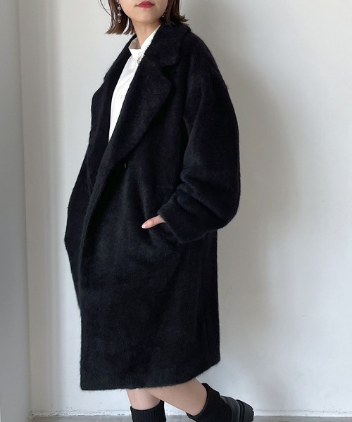 「PAGEBOY」 チェスターコート FREE ブルー レディース_画像9