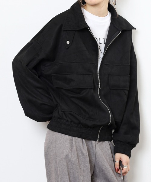 「mitis」 ジャケット M ブラック レディース_画像3