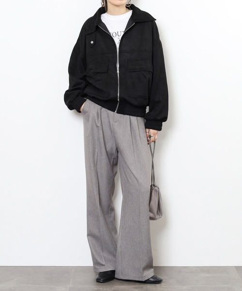 「mitis」 ジャケット M ブラック レディース_画像4