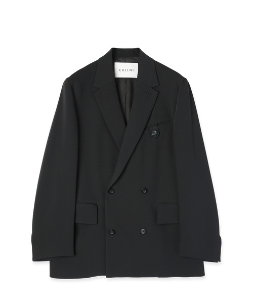 ジャケット テーラードジャケット Double Cloth Button-Tab Pocket Tailored Jacket メンズ レディースの画像