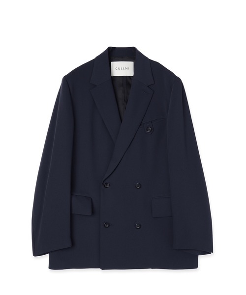 ジャケット テーラードジャケット Double Cloth Button-Tab Pocket Tailored Jacket メンズ レディースの画像