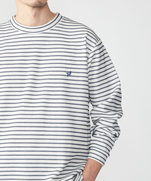 「SHIPS」 長袖Tシャツ MEDIUM ホワイト メンズ_画像4