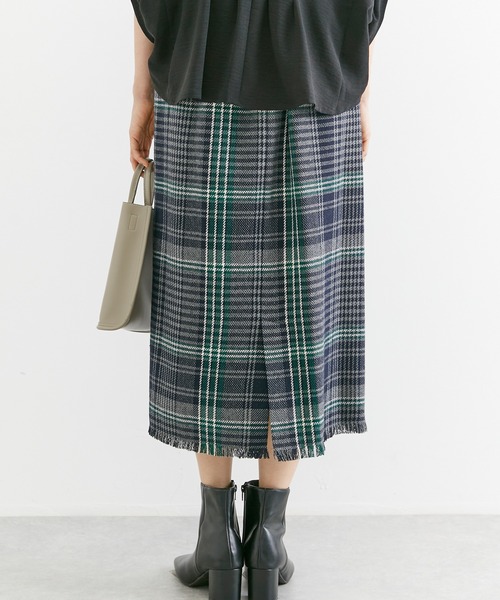 「INCEDE」 スカート LL グリーン レディース_画像5