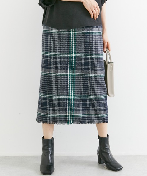 「INCEDE」 スカート LL グリーン レディース_画像6