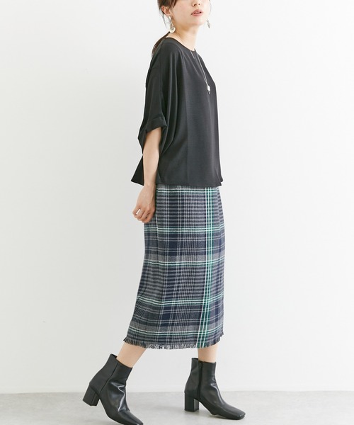 「INCEDE」 スカート LL グリーン レディース_画像7