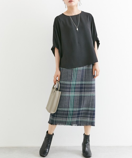 「INCEDE」 スカート LL グリーン レディース_画像8