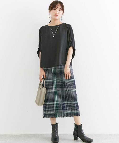 「INCEDE」 スカート LL グリーン レディース_画像9