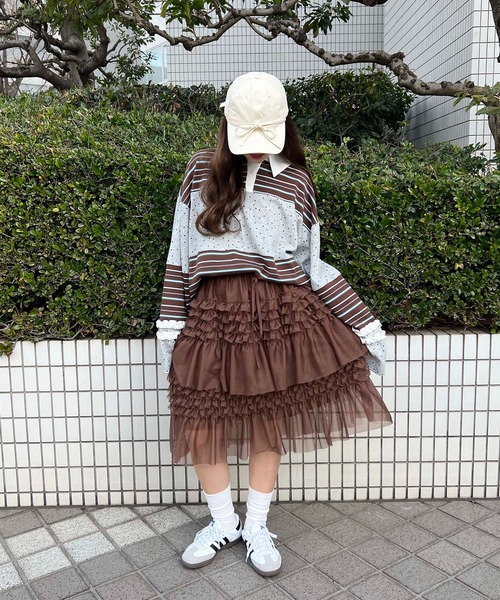 WC ブラウス シャツ パッチワークラガーシャツ レディース : ZOZOTOWN