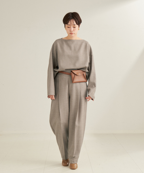 「Plage」 パンツ 36 ブラウン レディース_画像3