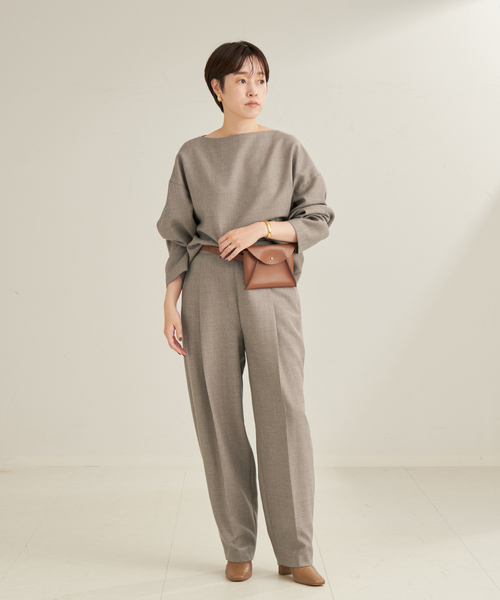 「Plage」 パンツ 36 ブラウン レディース_画像4