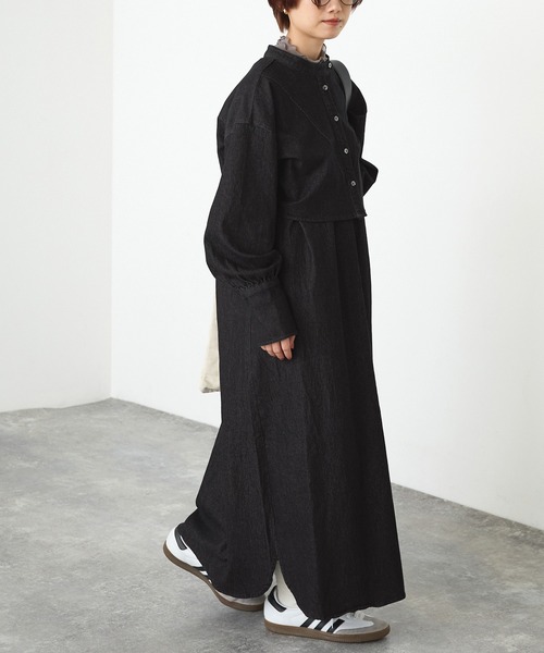 「forksy.」 コンビワンピース FREE ブラック レディース_画像3