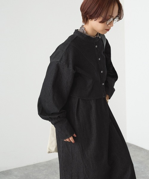 「forksy.」 コンビワンピース FREE ブラック レディース_画像8