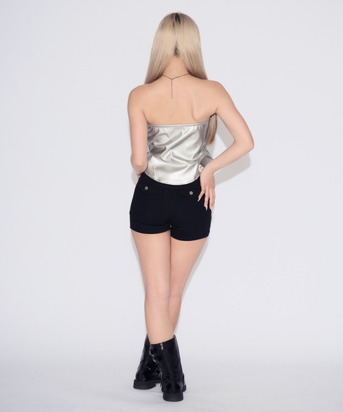 tinkerend（ティンカーエンド） チューブトップ ベアトップ Belted