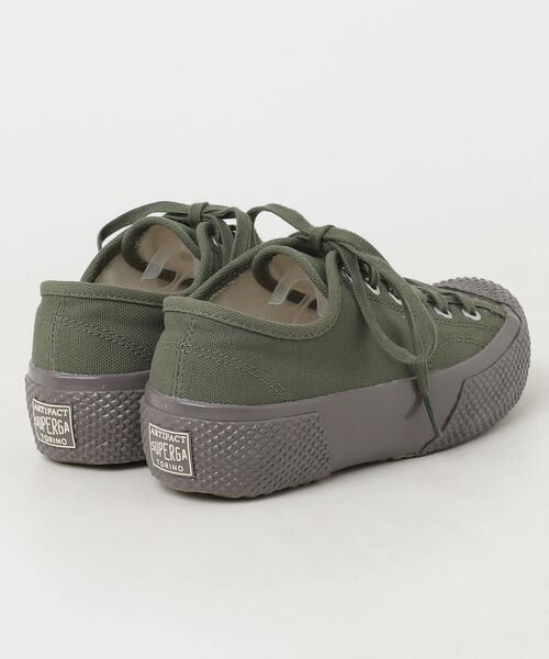 「SUPERGA」 ローカットスニーカー 36 グリーン レディース_画像2