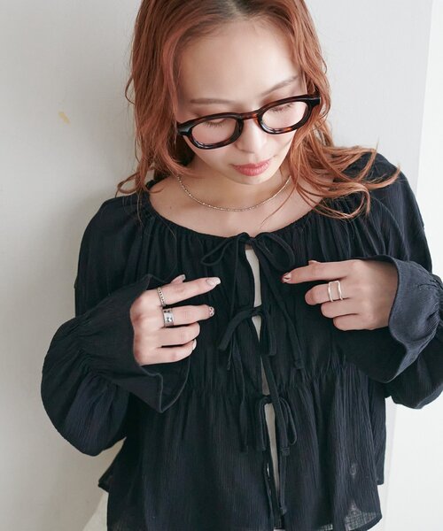 美品⭐︎AP STUDIO  楊柳ブラウス PROPORTION BODY DRESSING（プロポーションボディドレッシング