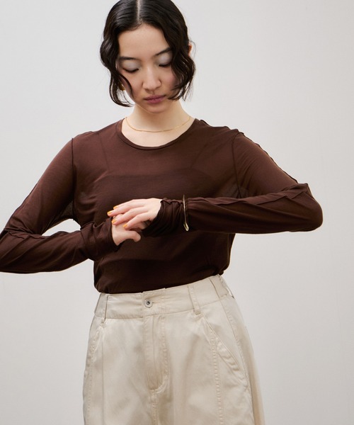 ADAM ET ROPE'（アダムエロペ） tシャツ ロングスリーブカットソー