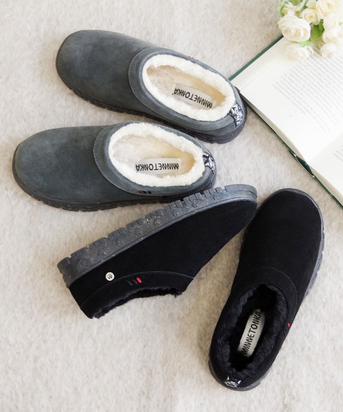 「Minnetonka」 スリッポン 6 ブラック レディース_画像5