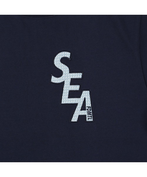 WIND AND SEA（ウィンダンシー） 半袖Tシャツ MEDIUM ネイビー メンズ