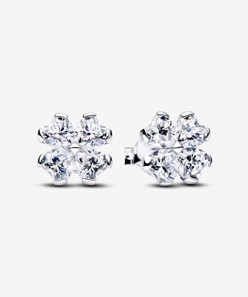 PANDORA（パンドラ） ピアス スパークリング ラッキー クローバー