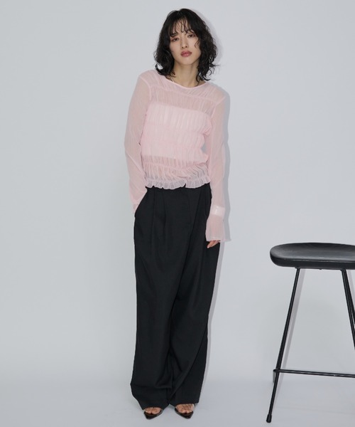 「Aunt Marie's」 長袖カットソー FREE ホワイト レディース_画像7