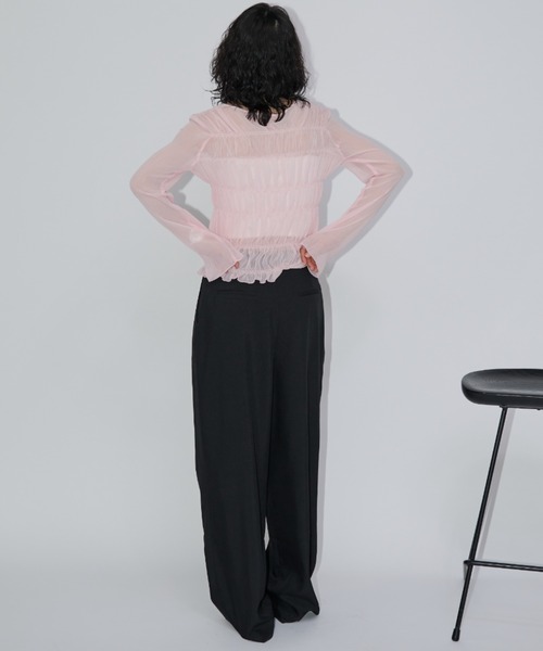 「Aunt Marie's」 長袖カットソー FREE ホワイト レディース_画像9